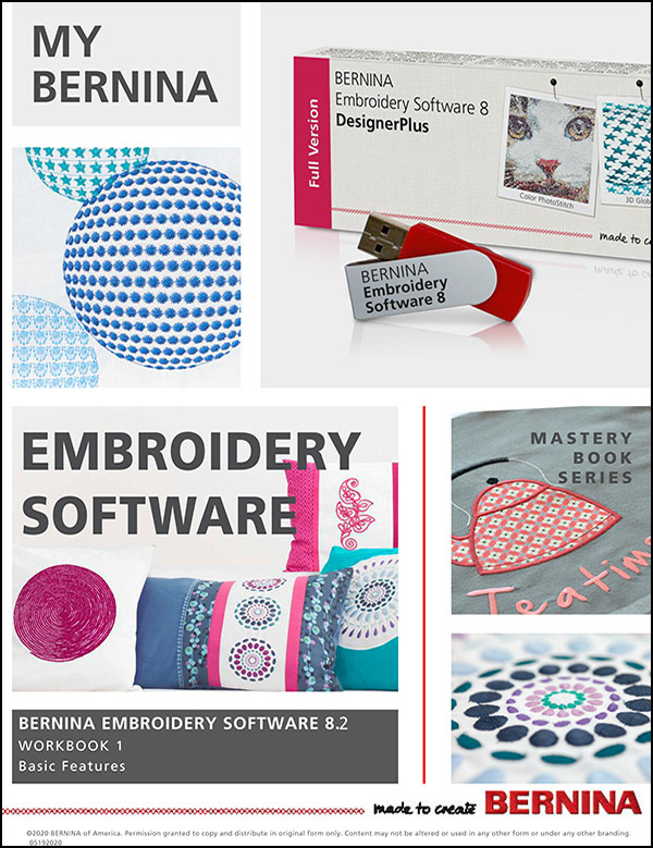 BERNINA Embroidery Software V8 Workbook 1